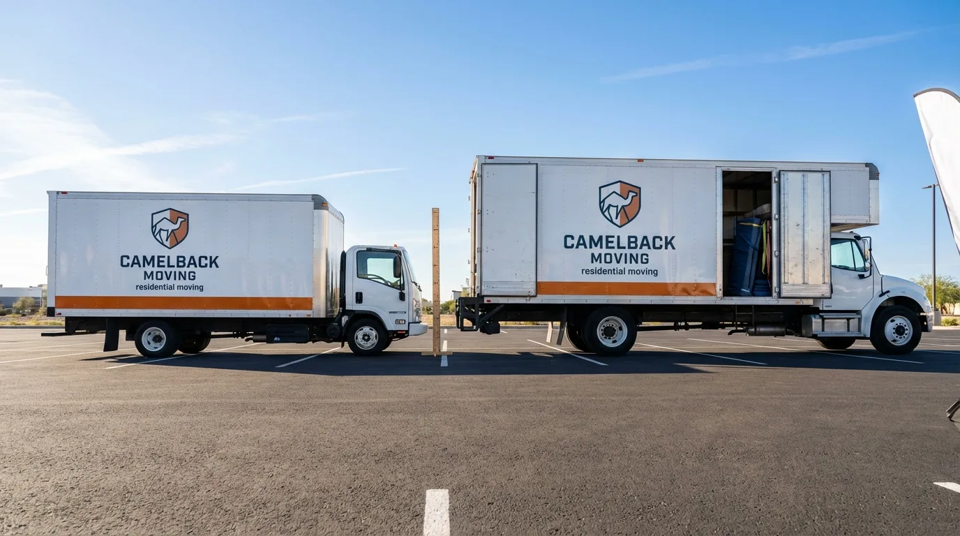 Moving truck size capacity guide in Roselle Park